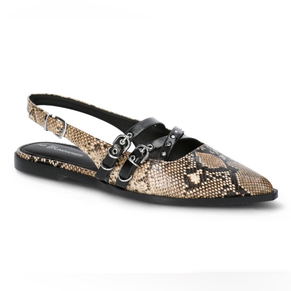 Strappy Snake Flats